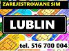 Lublin karty SIM startery zarejestrowane polskie A